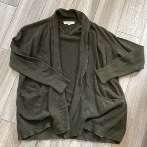 LOFT Open Cardigan with Pockets